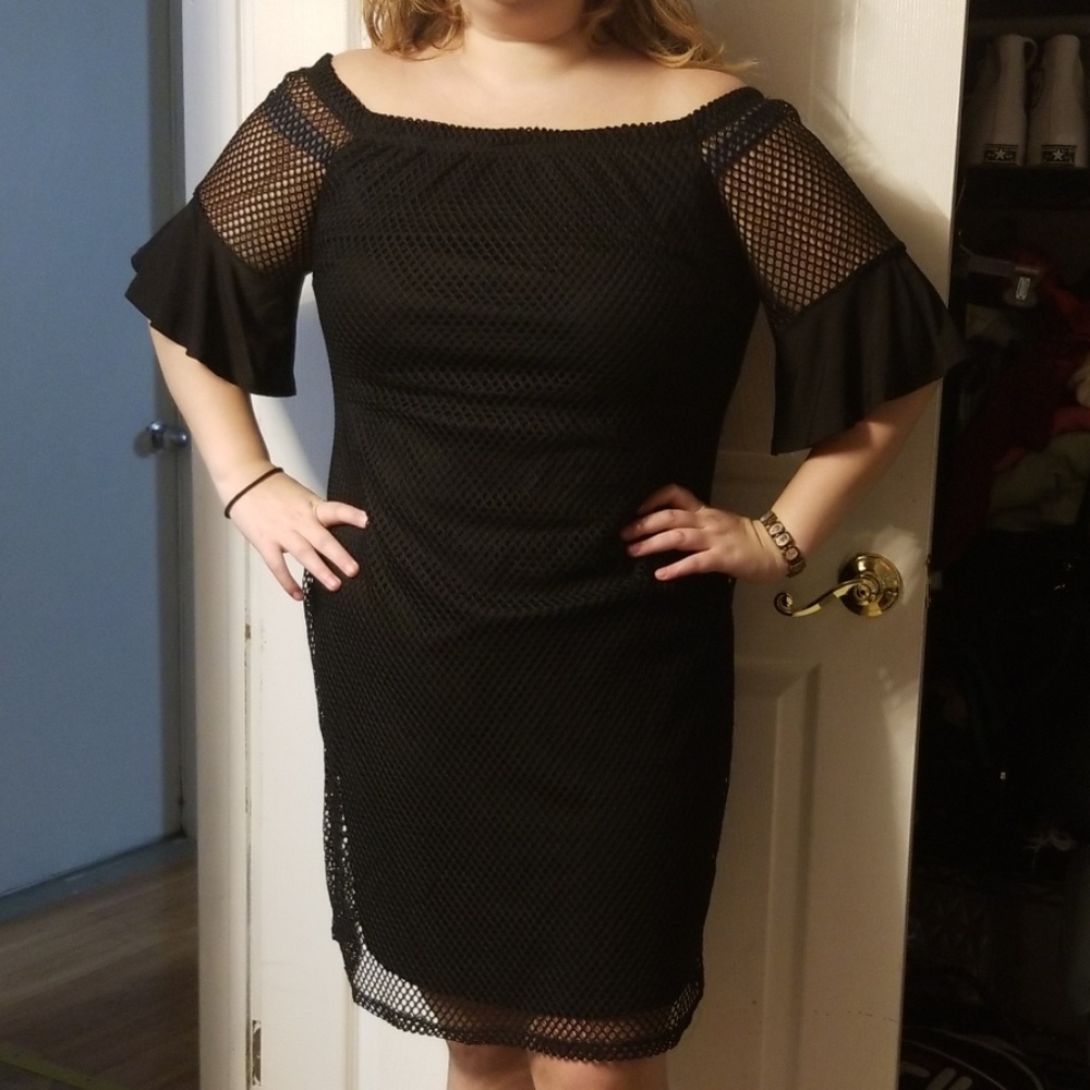 Black janette Plus Dres